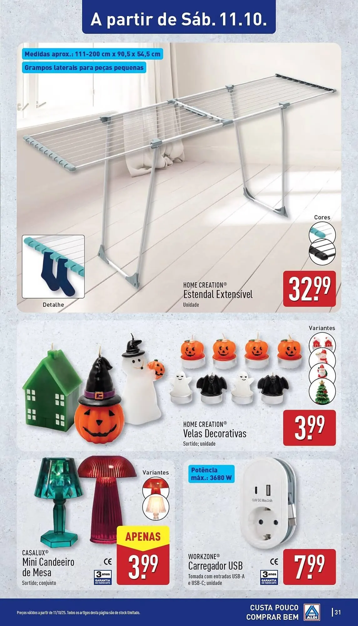 Folheto Folheto ALDI de 6 de outubro até 12 de outubro 2025 - Pagina 31