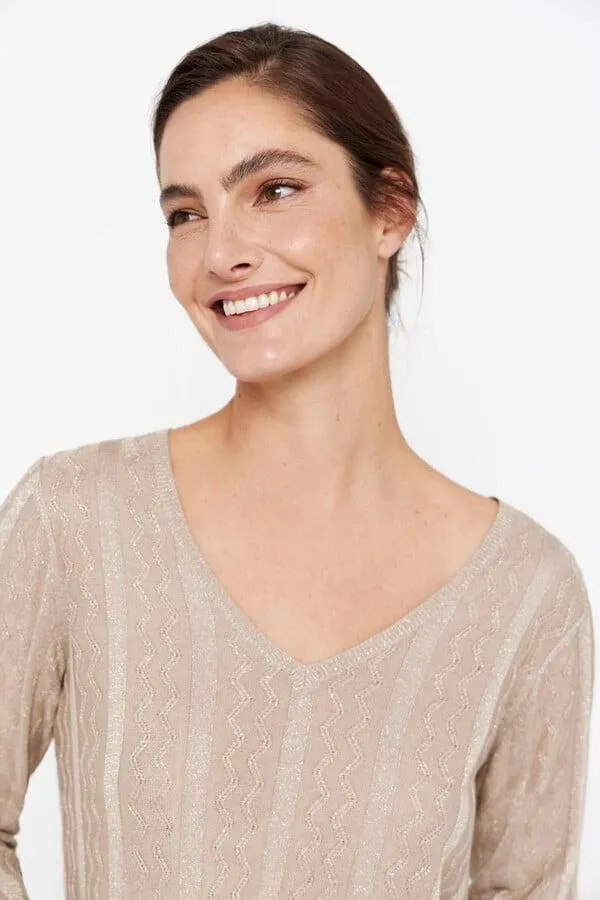 Jersey hilo metalizado