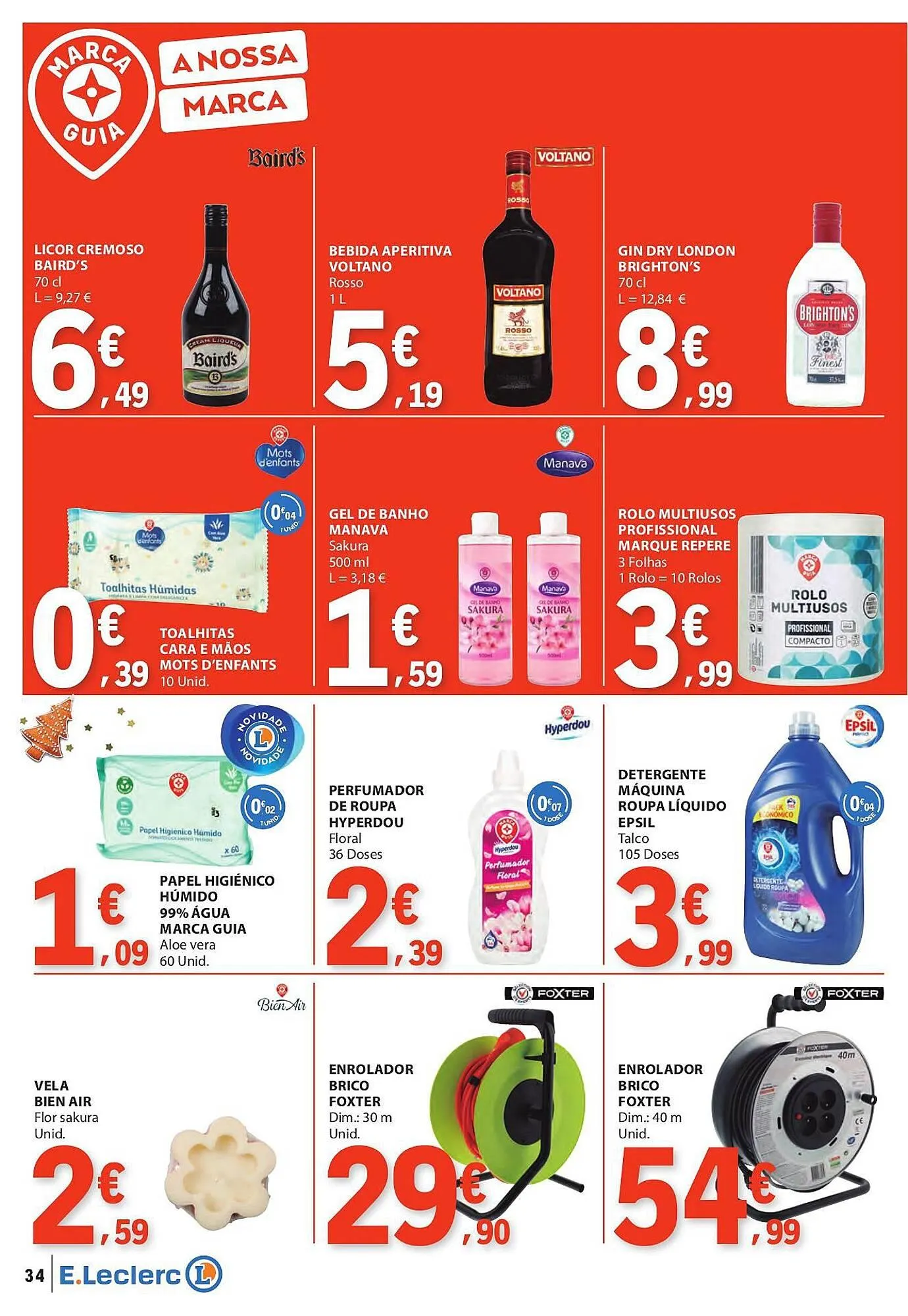 Folheto Folheto E.Leclerc de 27 de novembro até 3 de dezembro 2025 - Pagina 34