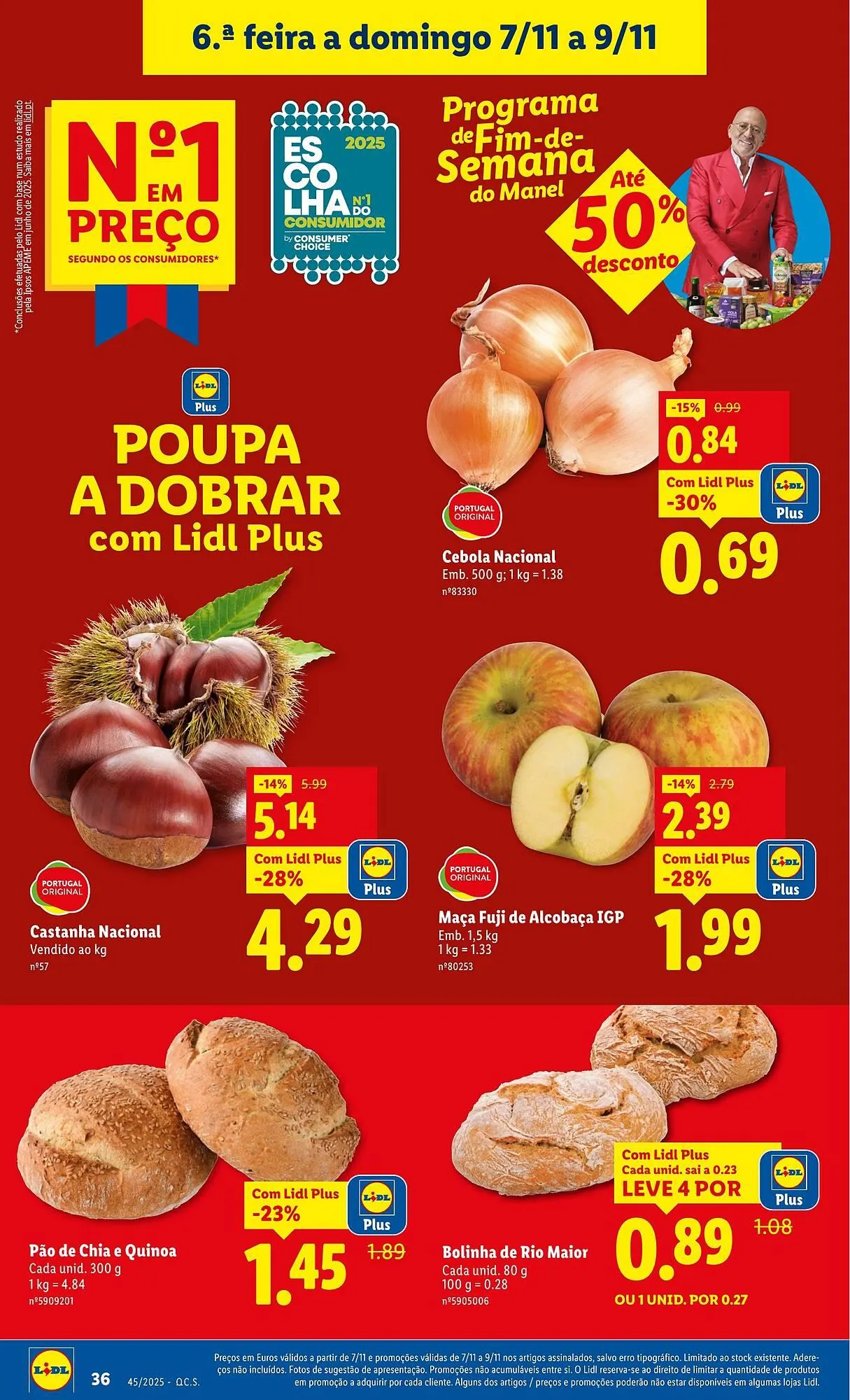 Folheto Folheto Lidl de 3 de novembro até 9 de novembro 2025 - Pagina 36