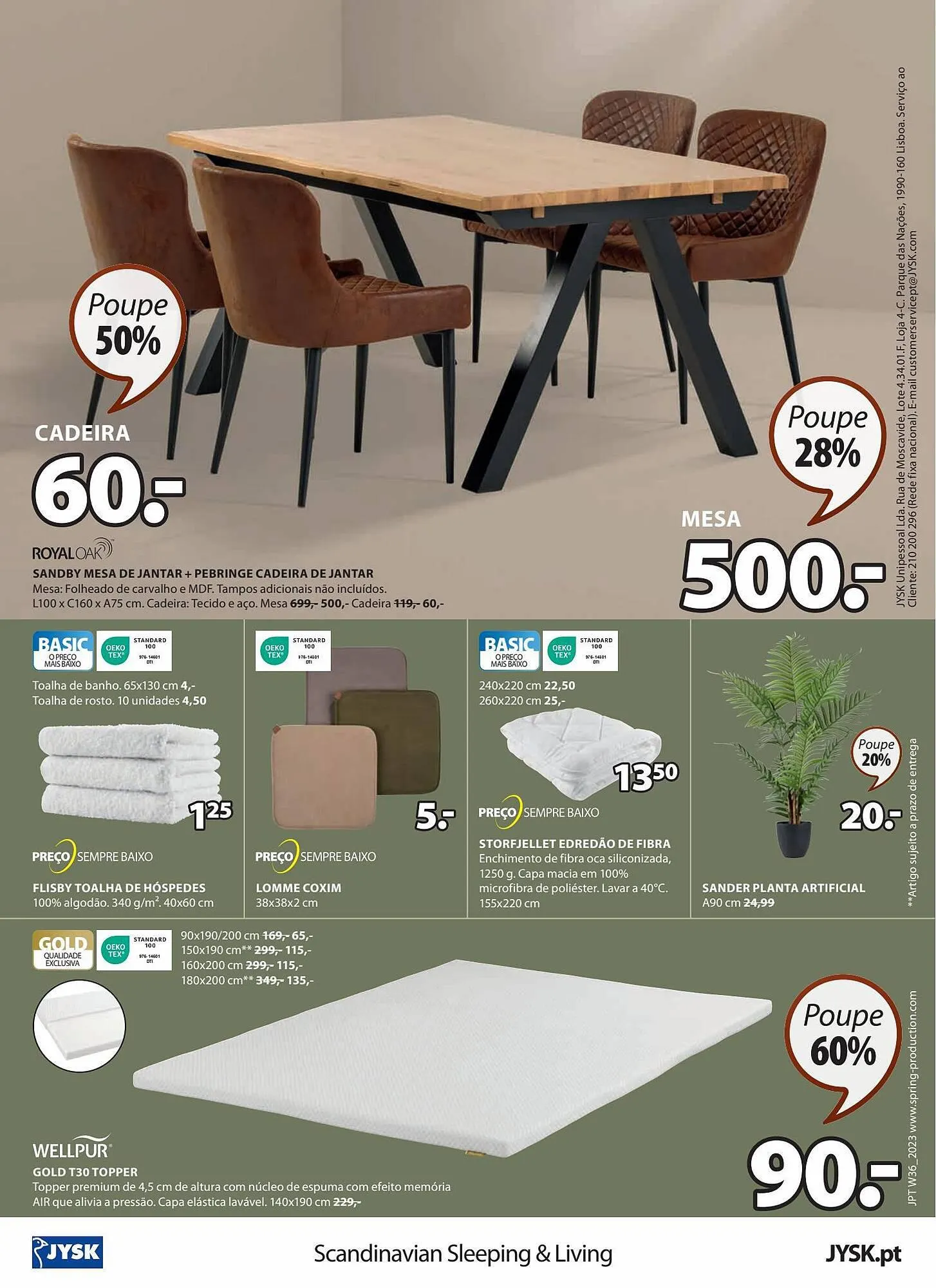 Folheto Folheto Jysk de 7 de setembro até 18 de outubro 2023 - Pagina 24