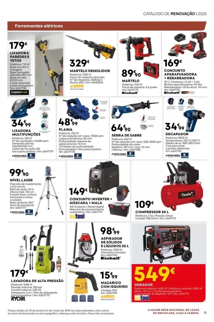Folheto F#2 Catálogo Renovação 24p Nacional de 23 de janeiro até 2 de março 2025 - Pagina 13