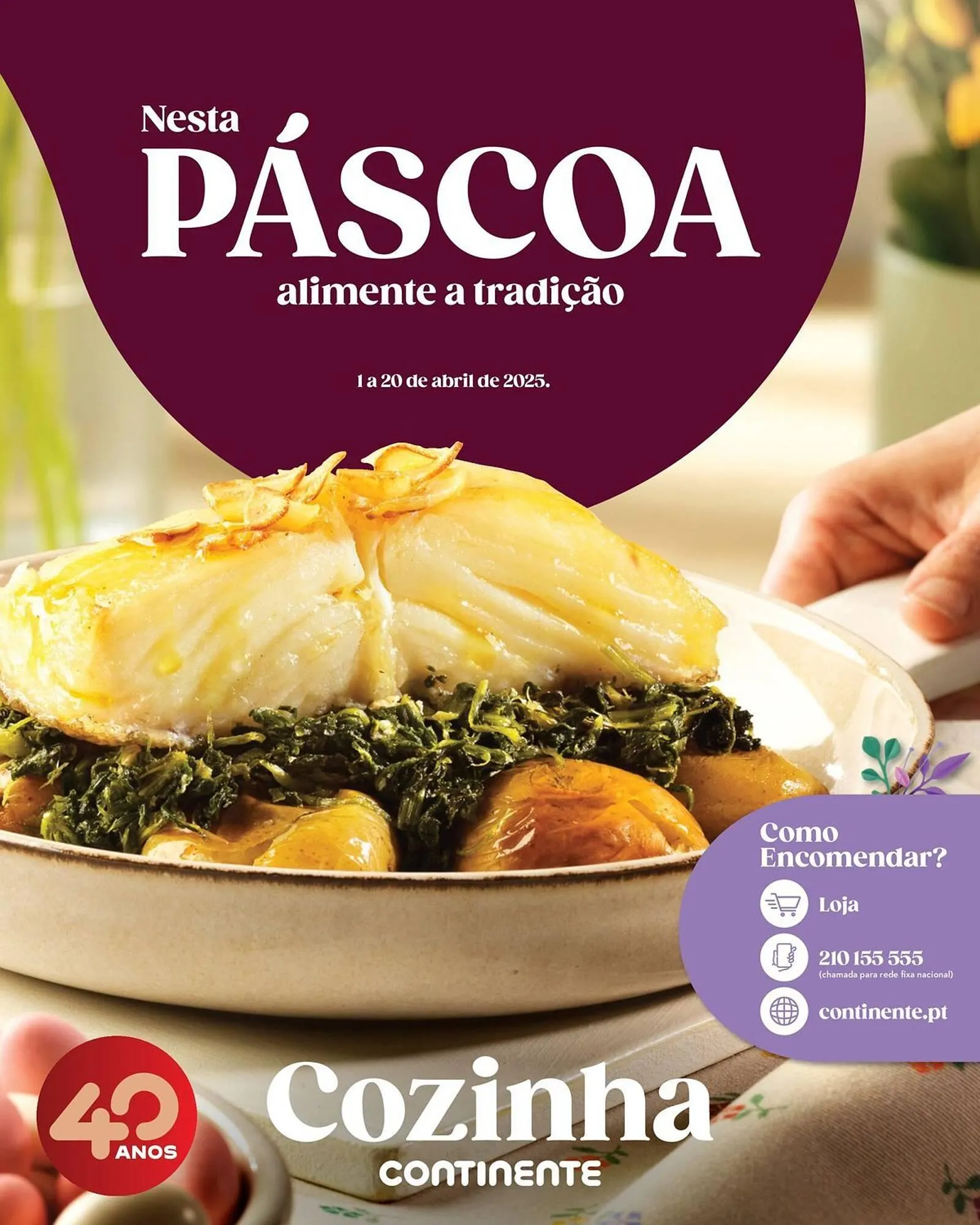 Folheto Folheto Continente de 1 de abril até 20 de abril 2025 - Pagina 1