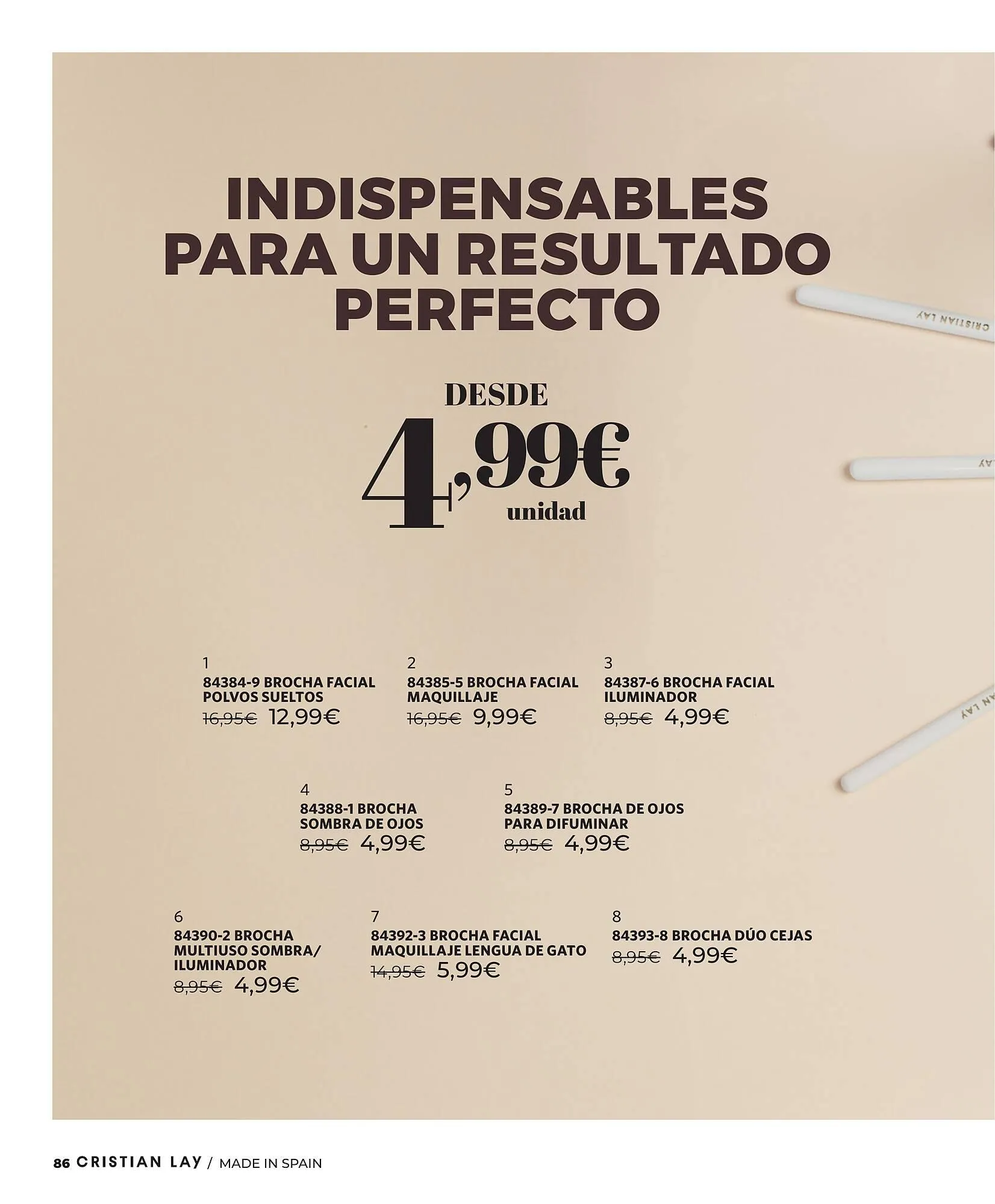 Folheto Catálogo Cristian Lay de 25 de março até 12 de abril 2026 - Pagina 86