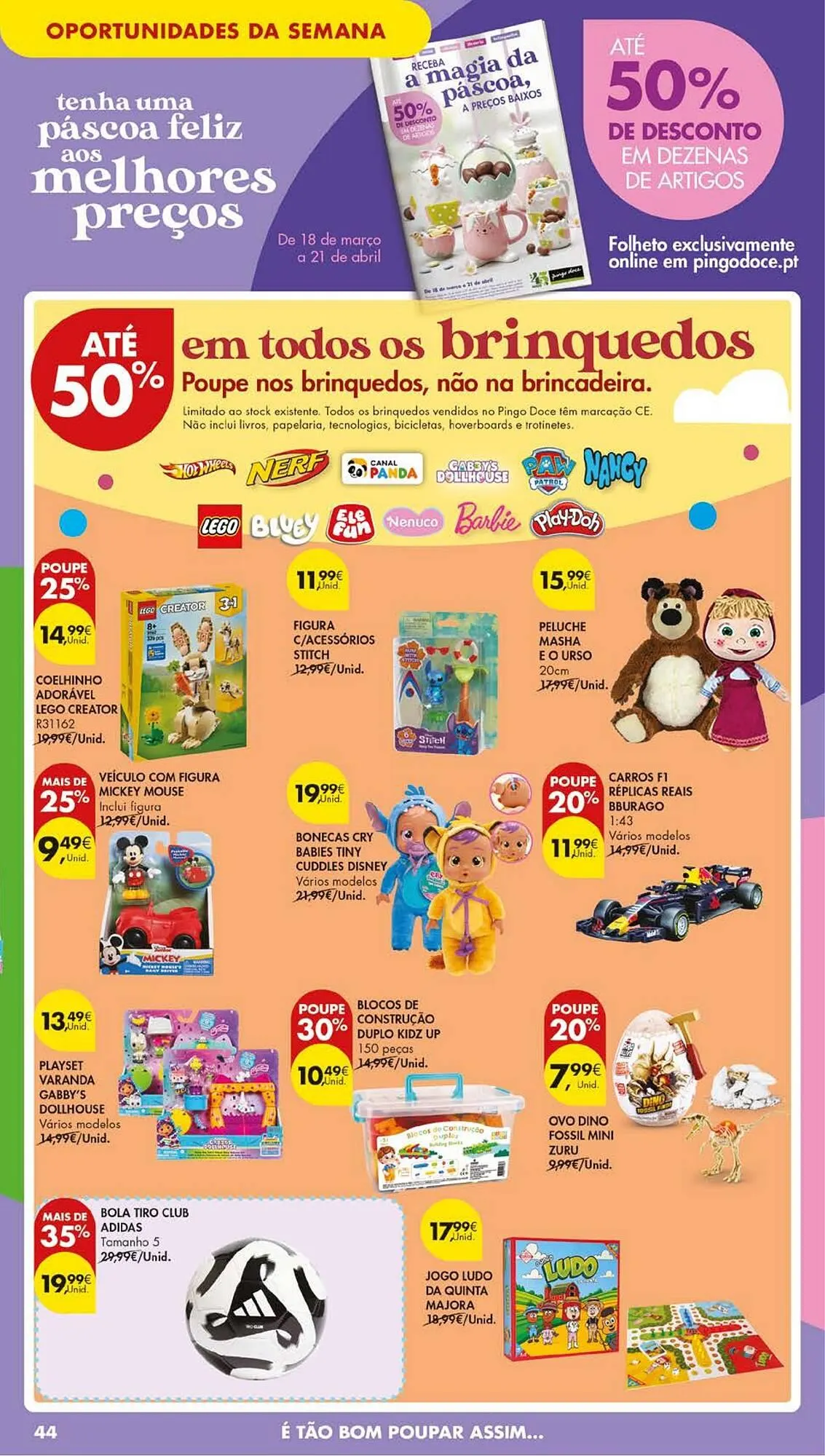 Folheto Folheto Pingo Doce de 25 de março até 31 de março 2025 - Pagina 50