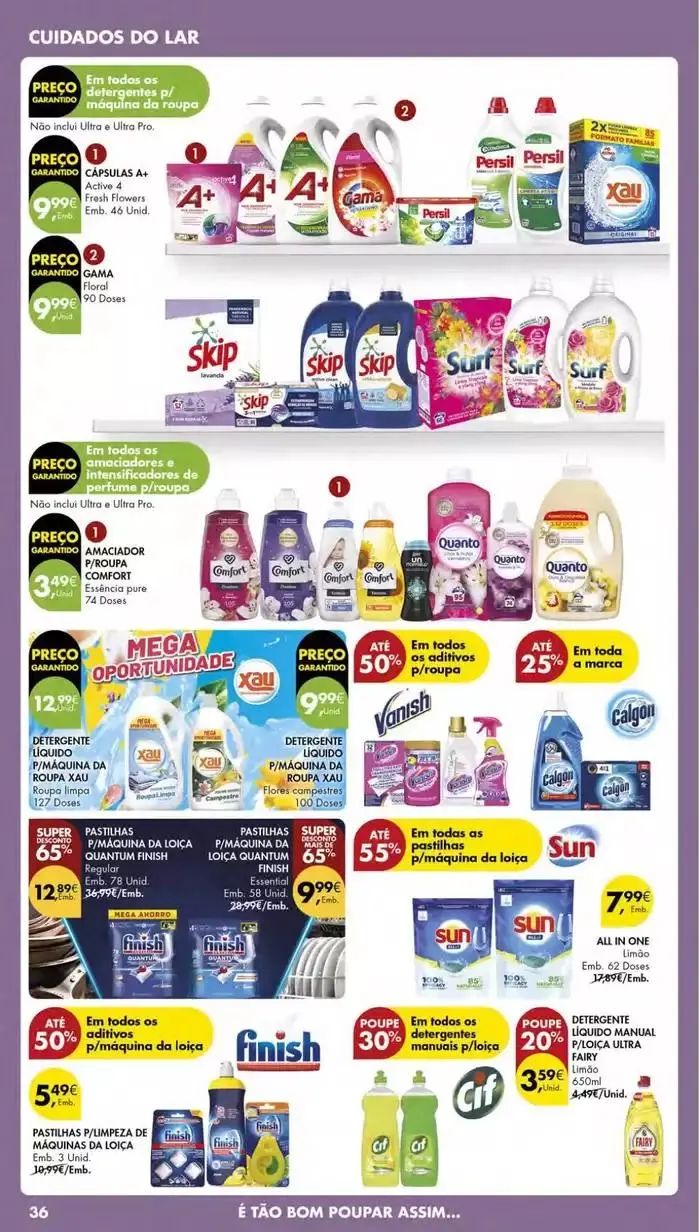Folheto Ofertas especiais atrativas para todos de 7 de janeiro até 13 de janeiro 2025 - Pagina 36