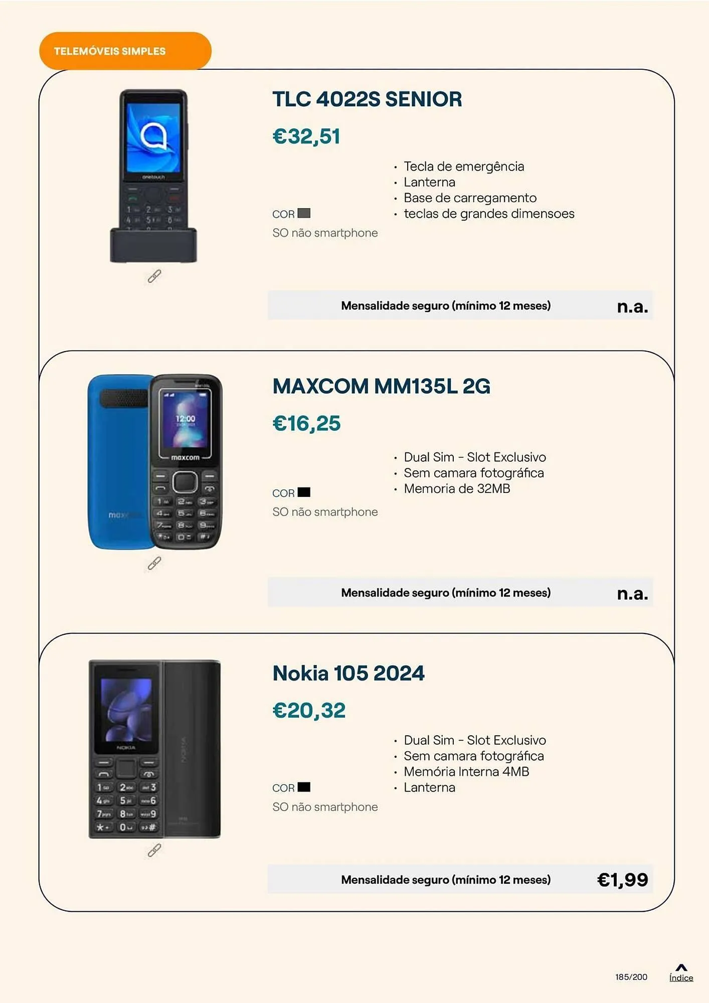 Folheto Catálogo MEO de 25 de setembro até 30 de setembro 2025 - Pagina 185