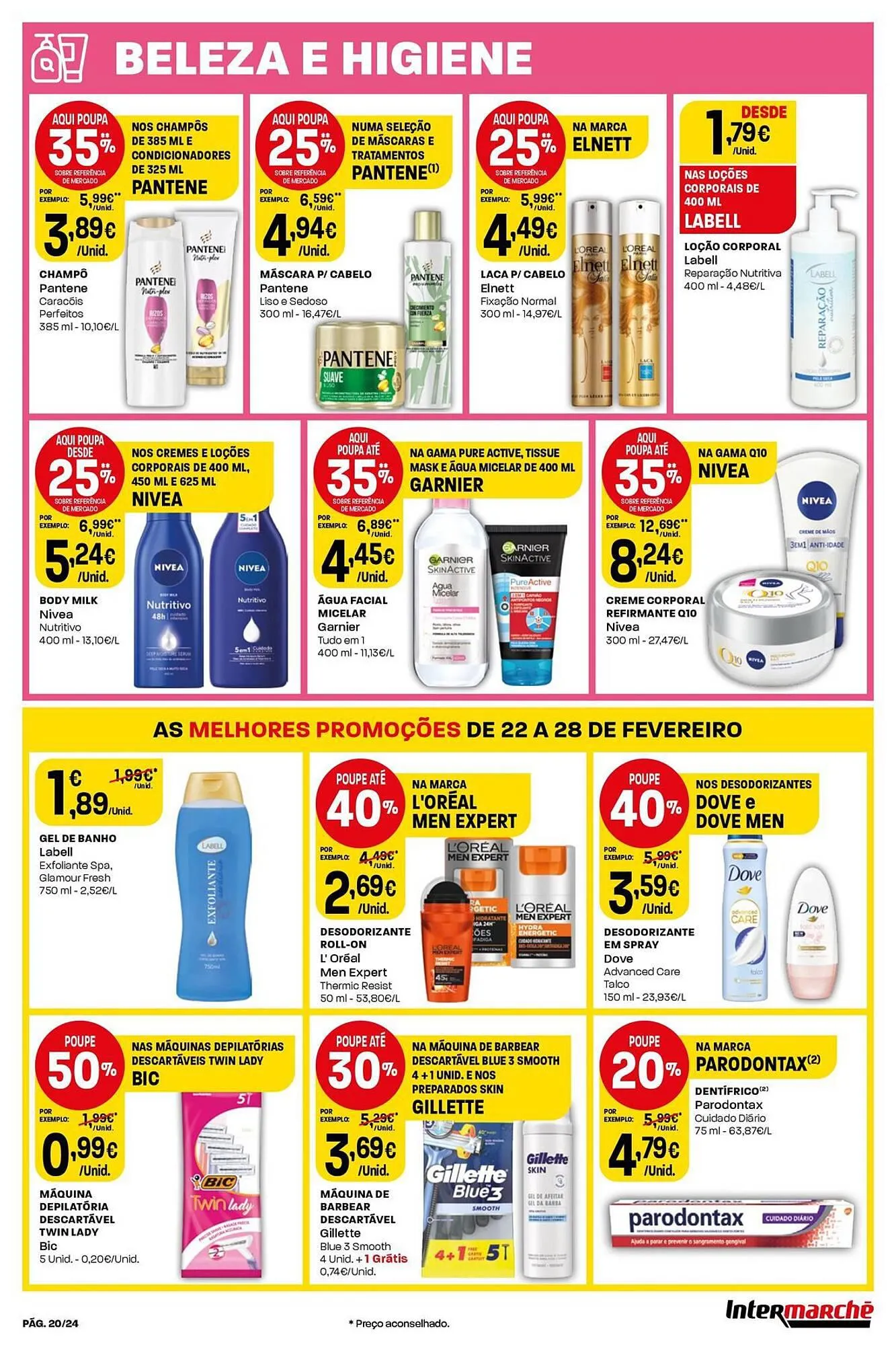 Folheto Folheto Intermarché de 22 de fevereiro até 28 de fevereiro 2024 - Pagina 20