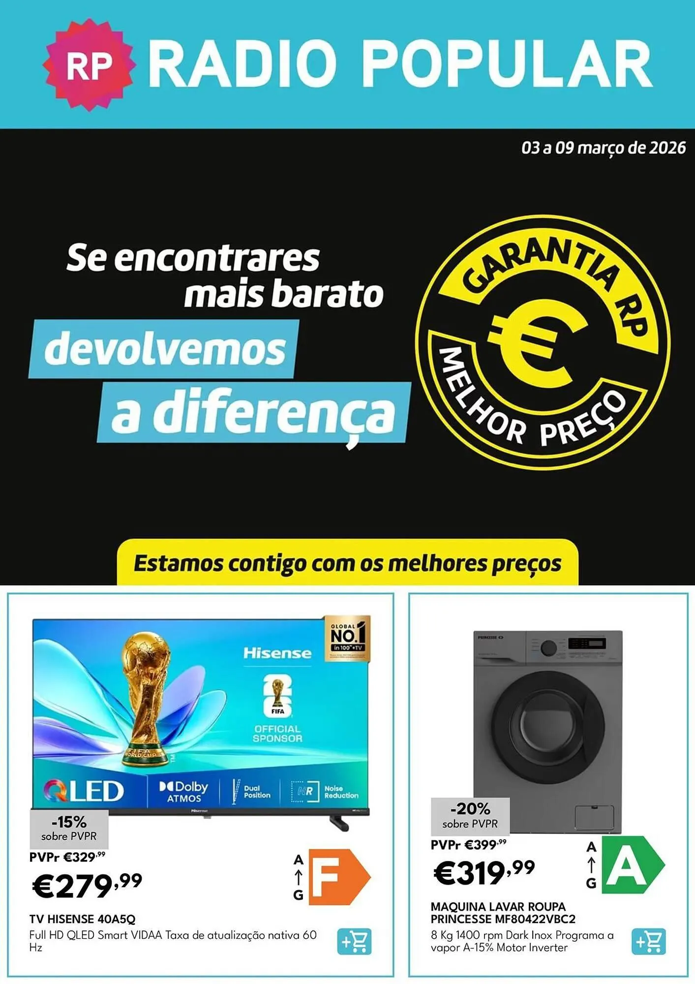 Folheto Folheto Radio Popular de 3 de março até 9 de março 2026 - Pagina 1