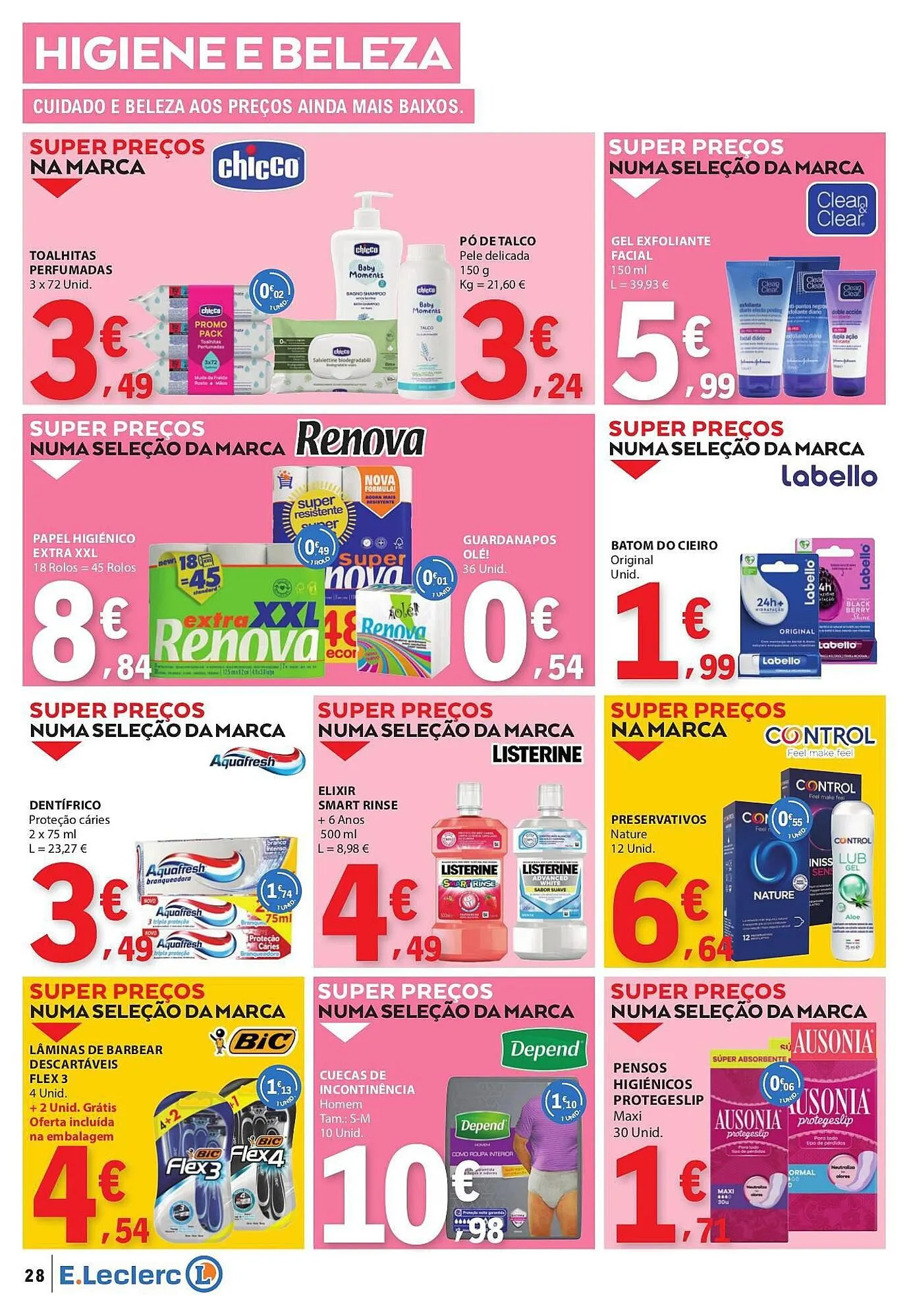 Folheto Folheto E.Leclerc de 26 de fevereiro até 4 de março 2026 - Pagina 28
