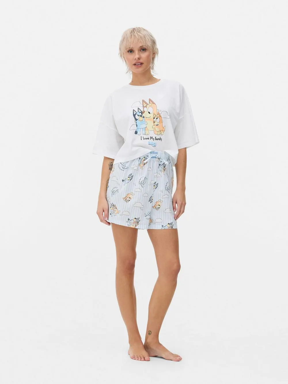 Women's Bluey T-Shirt and Shorts Family Matching Pyjamas