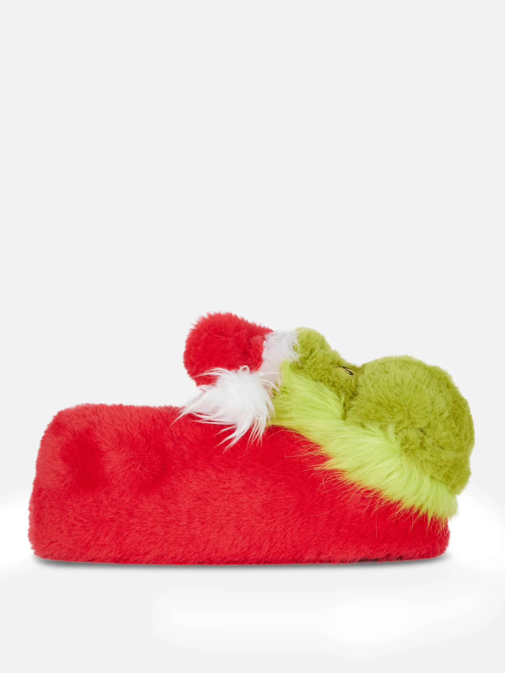 Pantufas pijama família fantasia O Grinch mulher