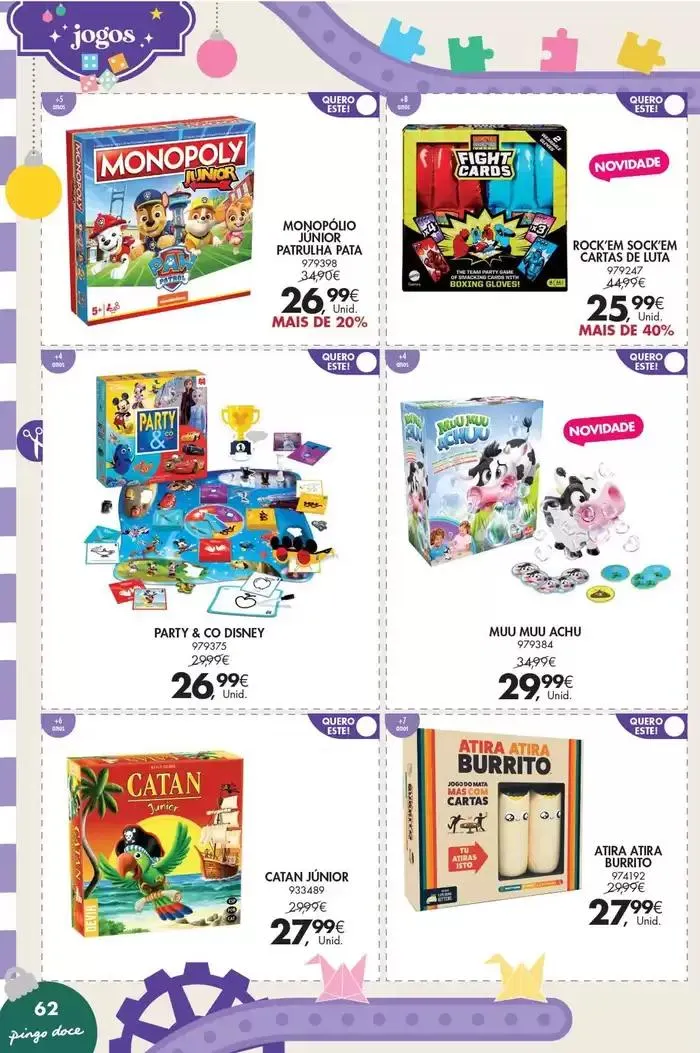 Folheto Descubra ofertas atrativas de 20 de novembro até 6 de janeiro 2025 - Pagina 58