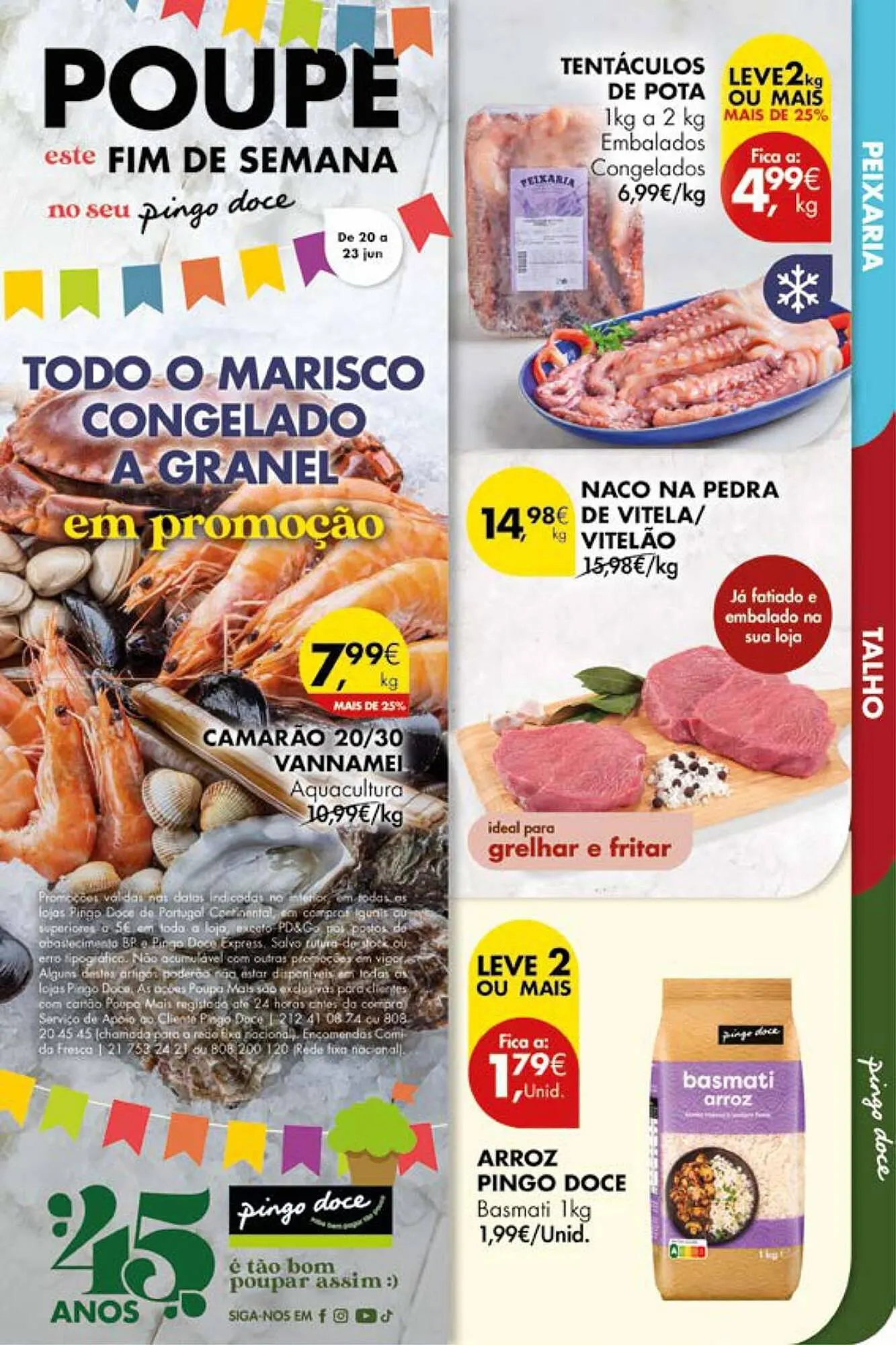 Folheto Folheto Pingo Doce de 20 de junho até 23 de junho 2025 - Pagina 1