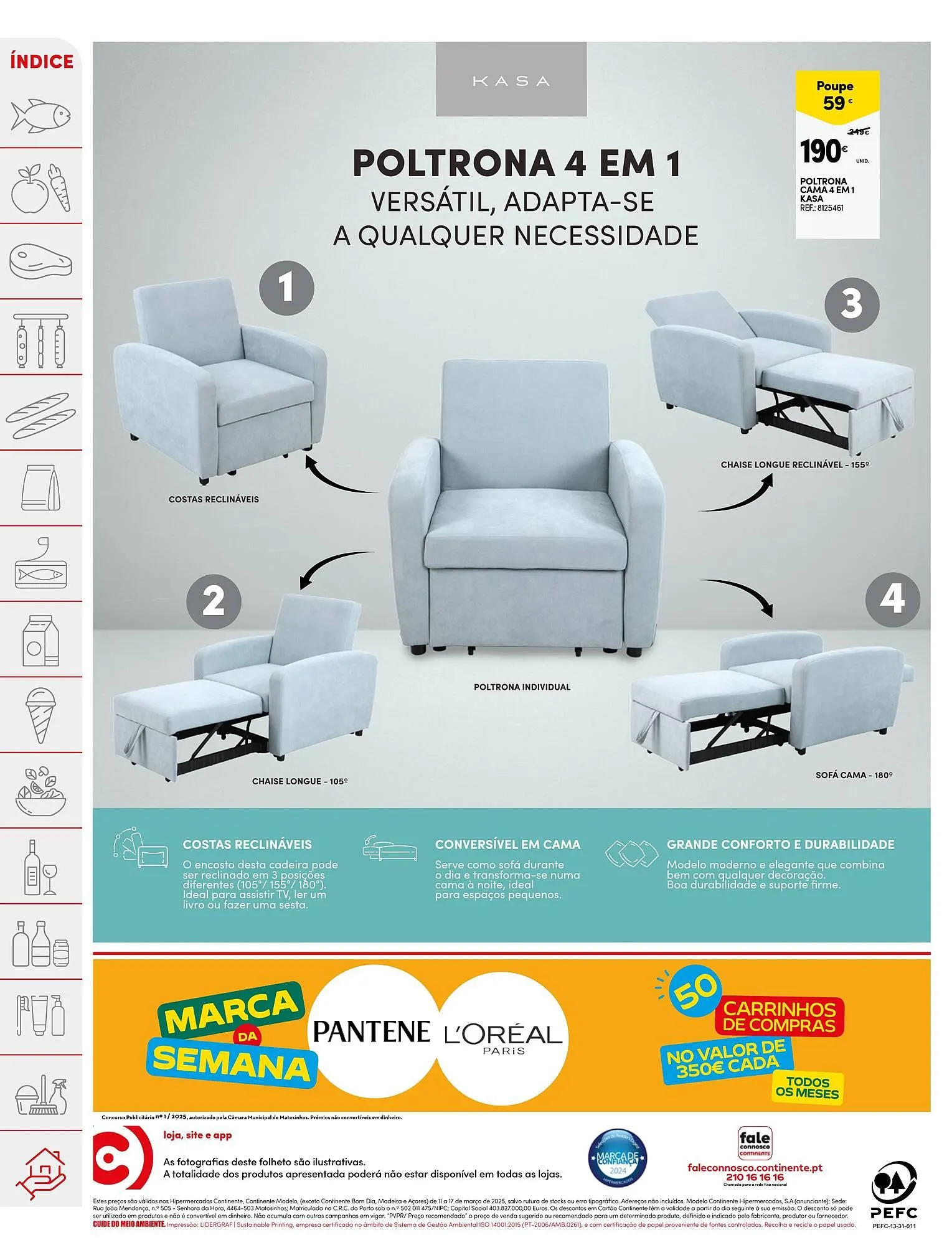 Folheto Folheto Continente de 11 de março até 17 de março 2025 - Pagina 52