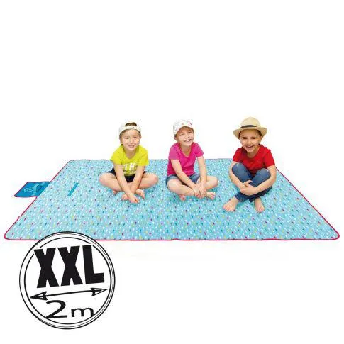 Tapete gigante familiar para praia e piscina