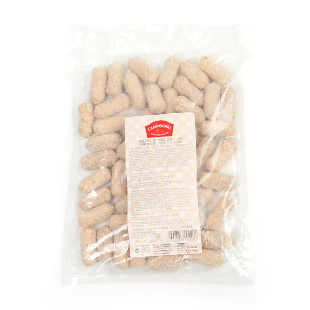 Croquetes de Carne - Mini - Saco 50 un.