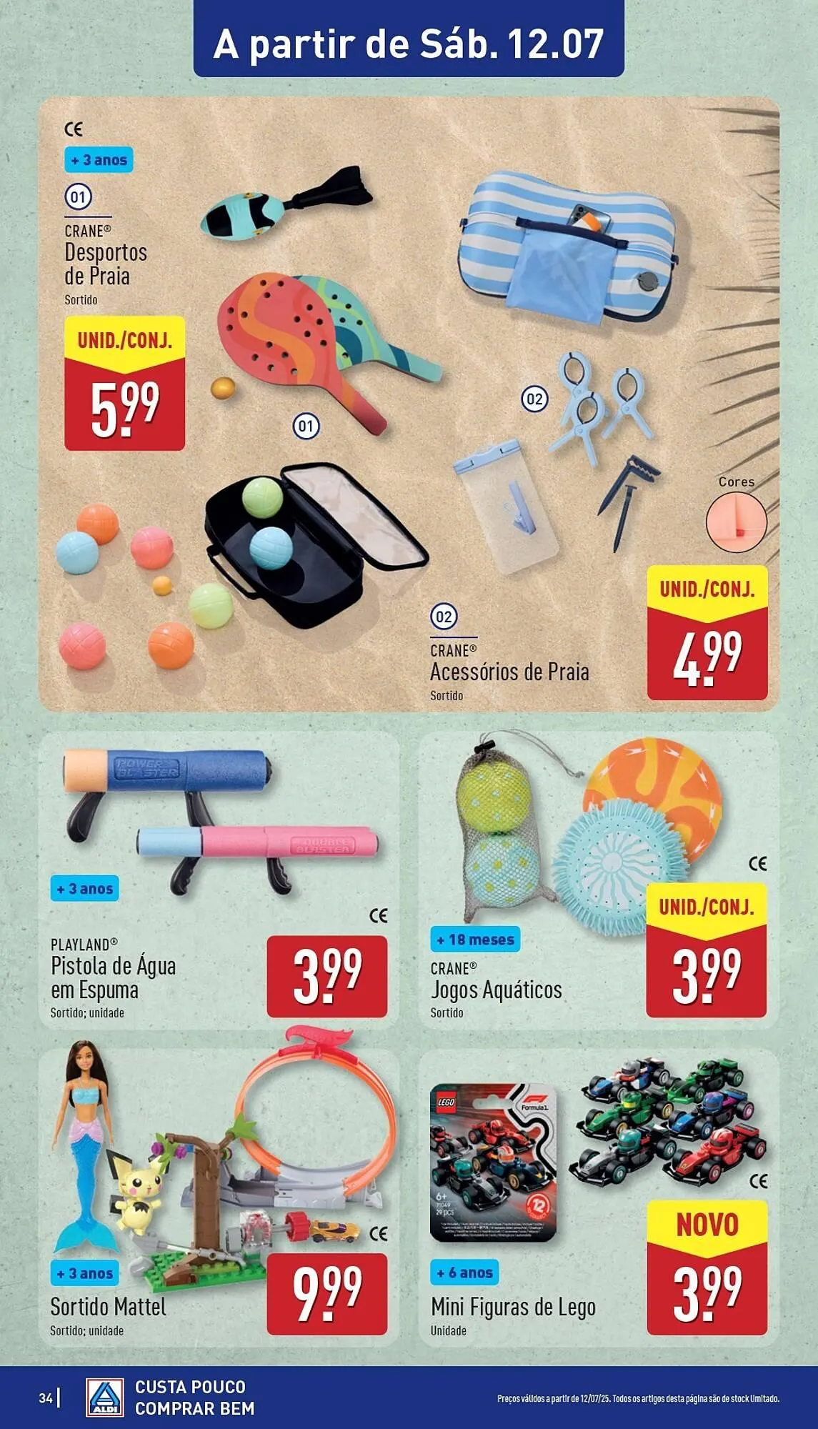 Folheto Folheto ALDI de 7 de julho até 13 de julho 2025 - Pagina 34
