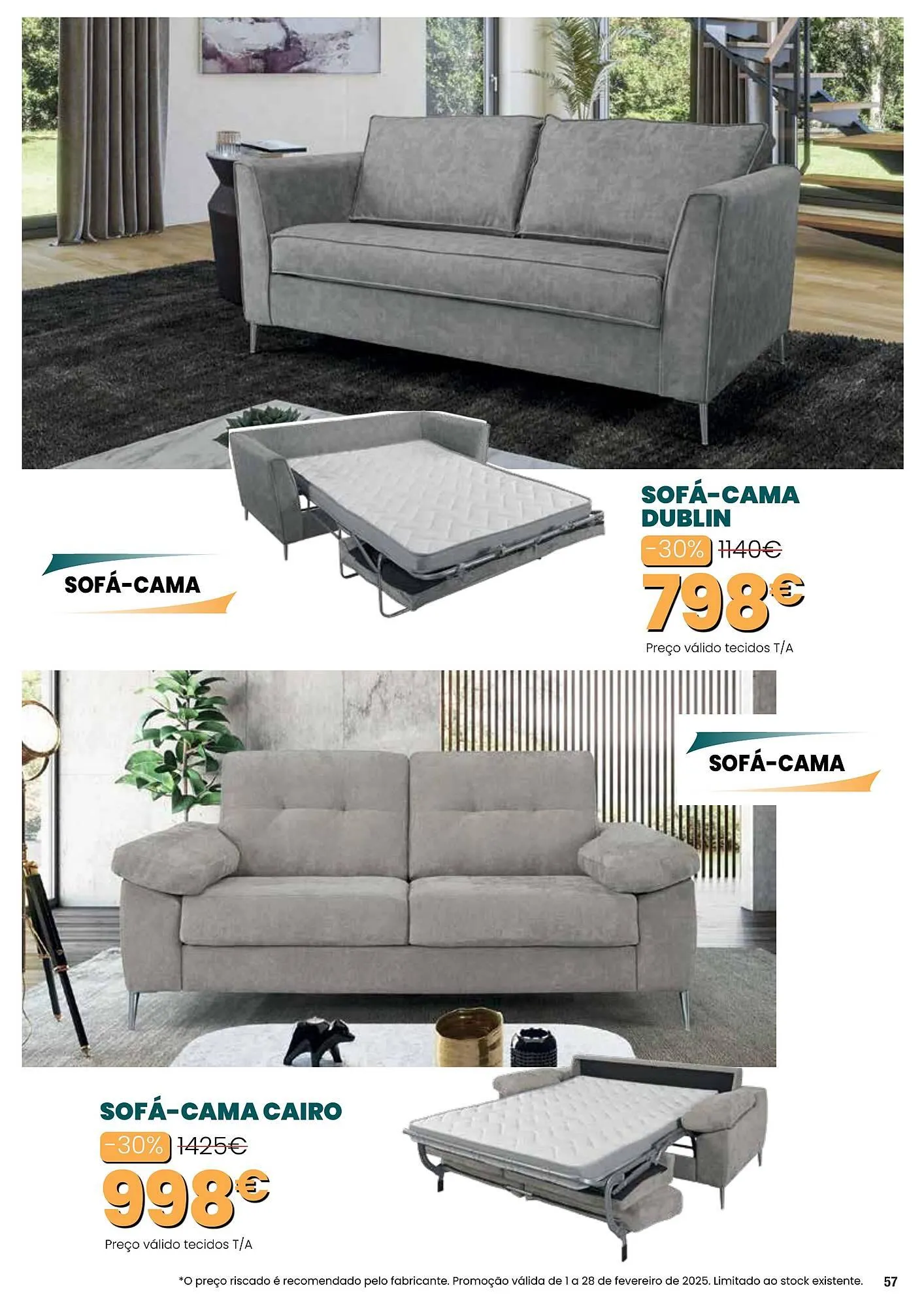 Folheto Folheto Hiper Centro do Móvel de 1 de fevereiro até 28 de fevereiro 2025 - Pagina 57