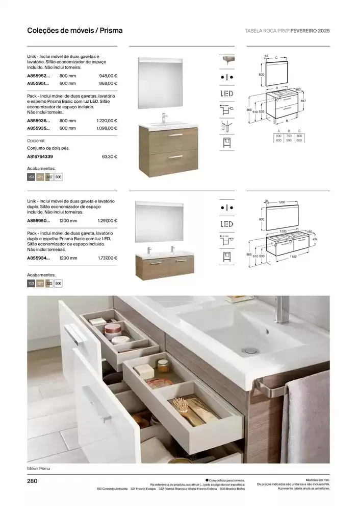 Folheto Soluções de Banho  de 6 de janeiro até 31 de dezembro 2025 - Pagina 282