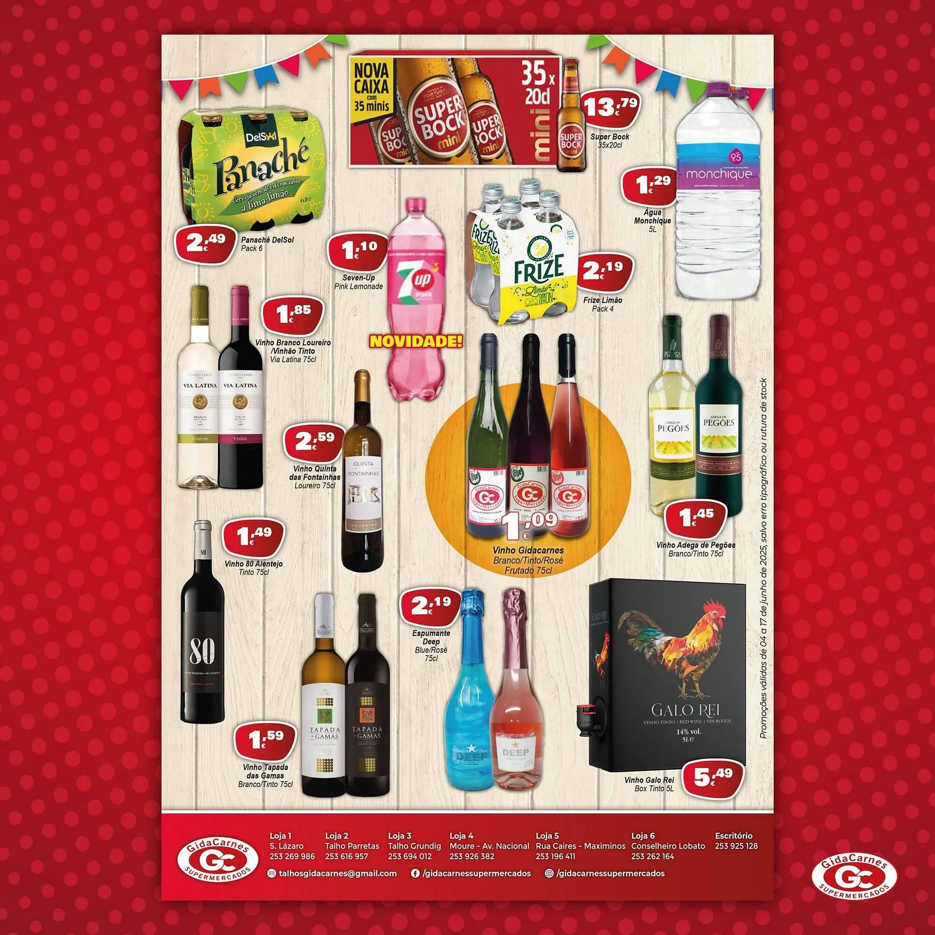 Folheto Folheto GidaCarnes Supermercados de 4 de junho até 17 de junho 2025 - Pagina 4