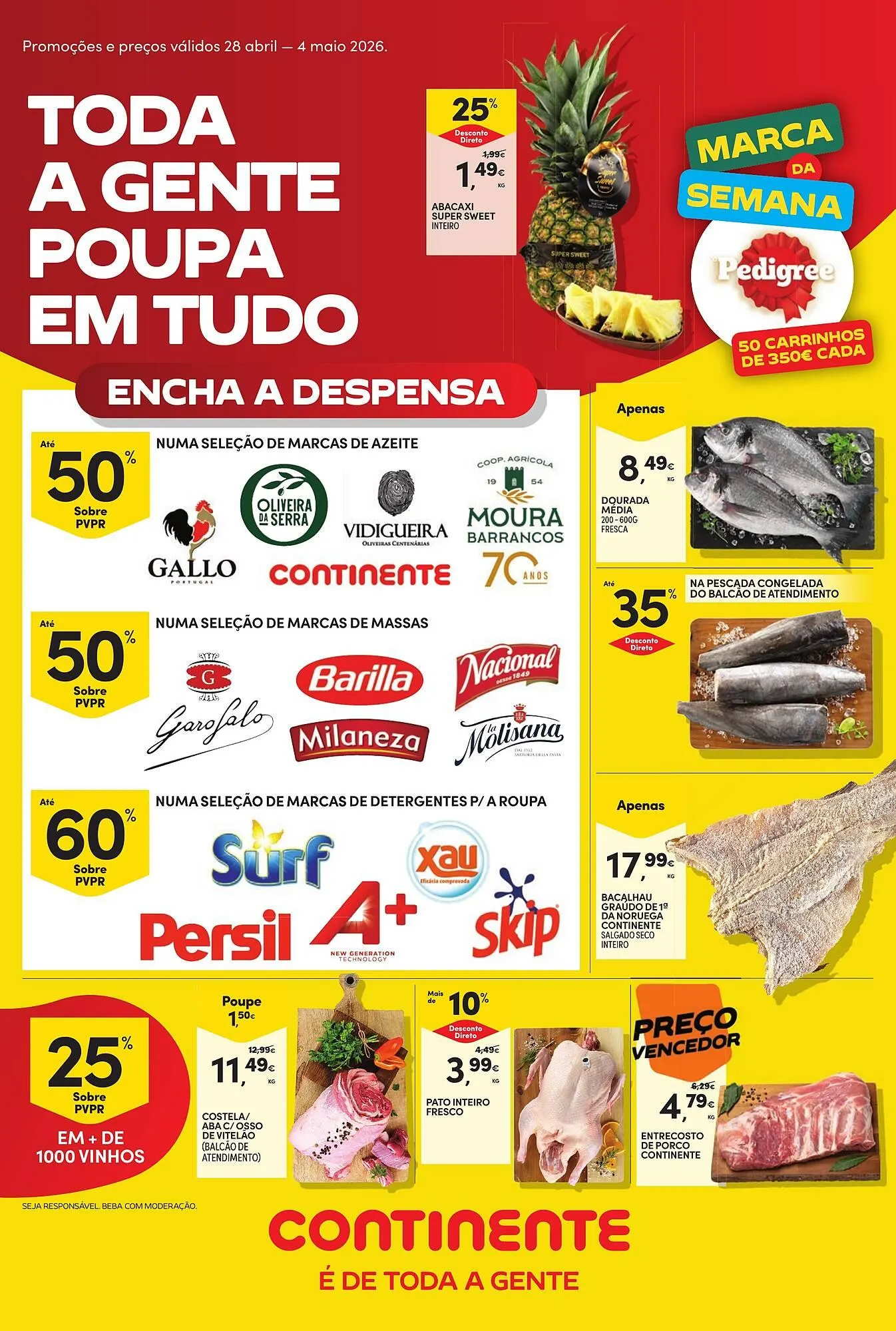 Folheto Folheto Continente Bom dia de 28 de abril até 4 de maio 2026 - Pagina 1