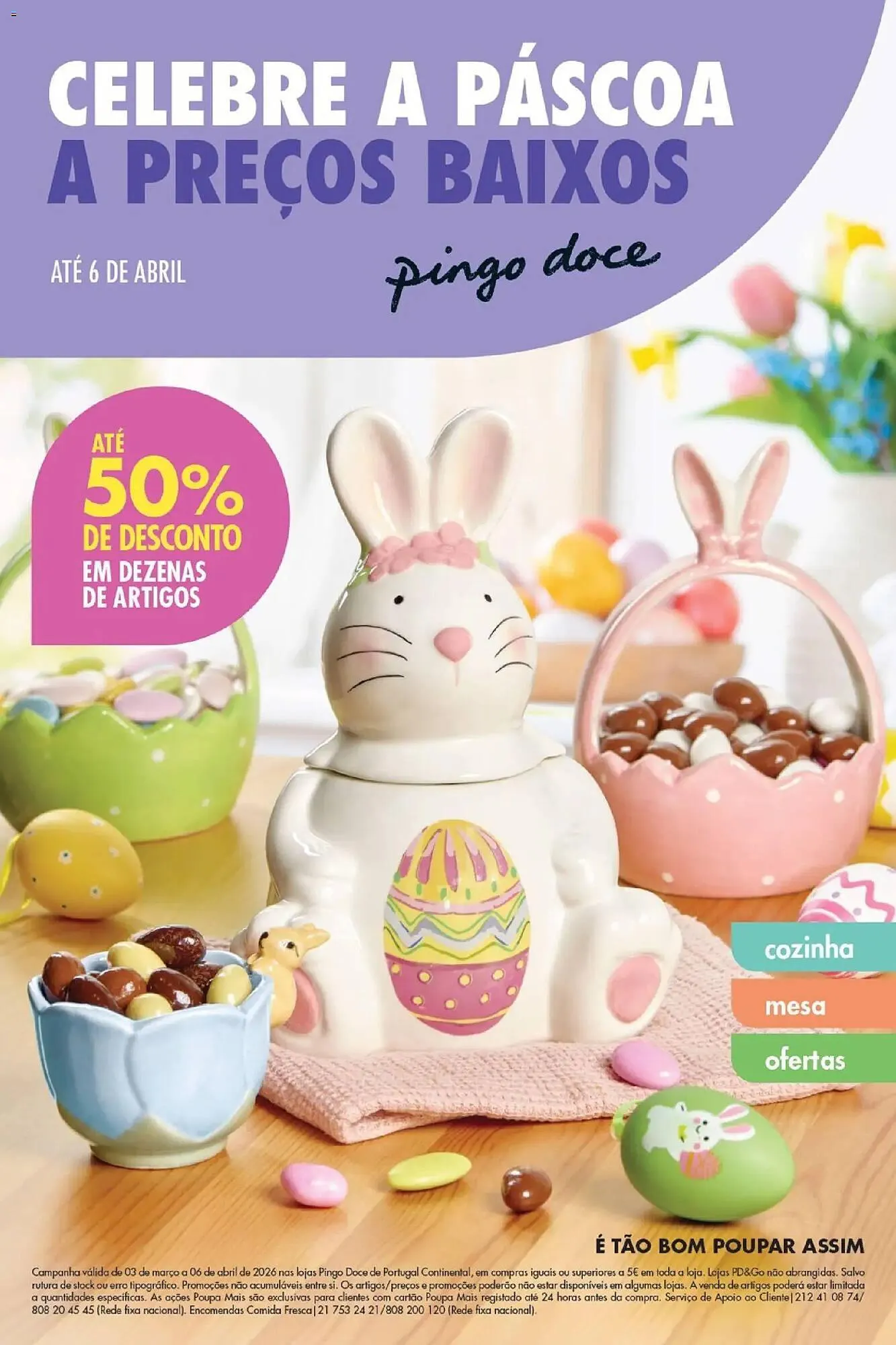 Folheto Folheto Pingo Doce de 3 de março até 7 de abril 2026 - Pagina 1