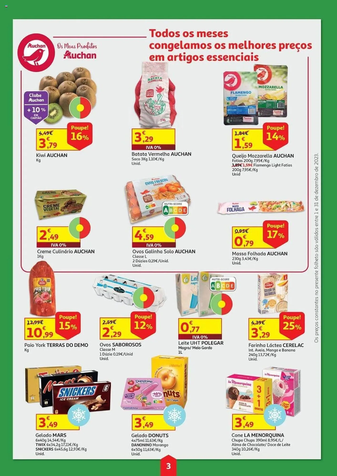 Folheto Folheto Auchan de 1 de dezembro até 31 de dezembro 2023 - Pagina 3