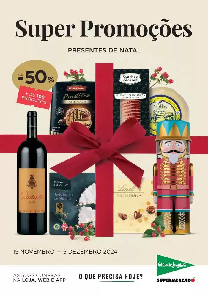 Folheto El Corte Inglés - folheto supermercado de 15 de novembro até 5 de dezembro 2024 - Pagina 1