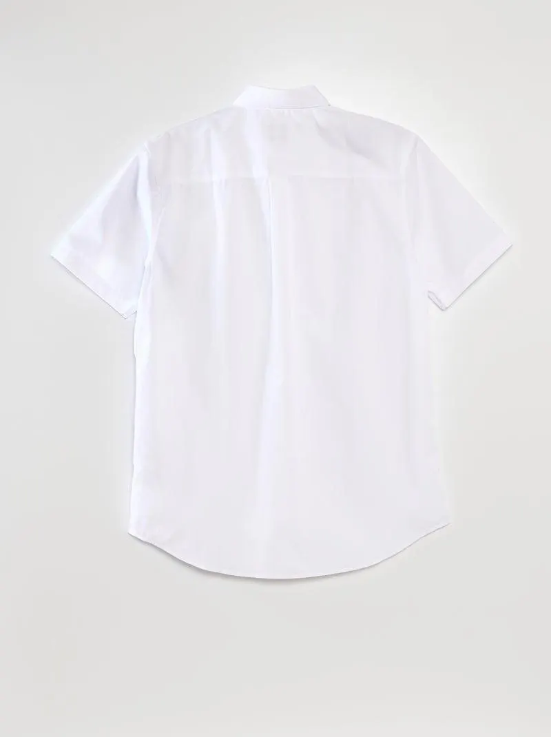 Camisa de manga comprida branca - Branco