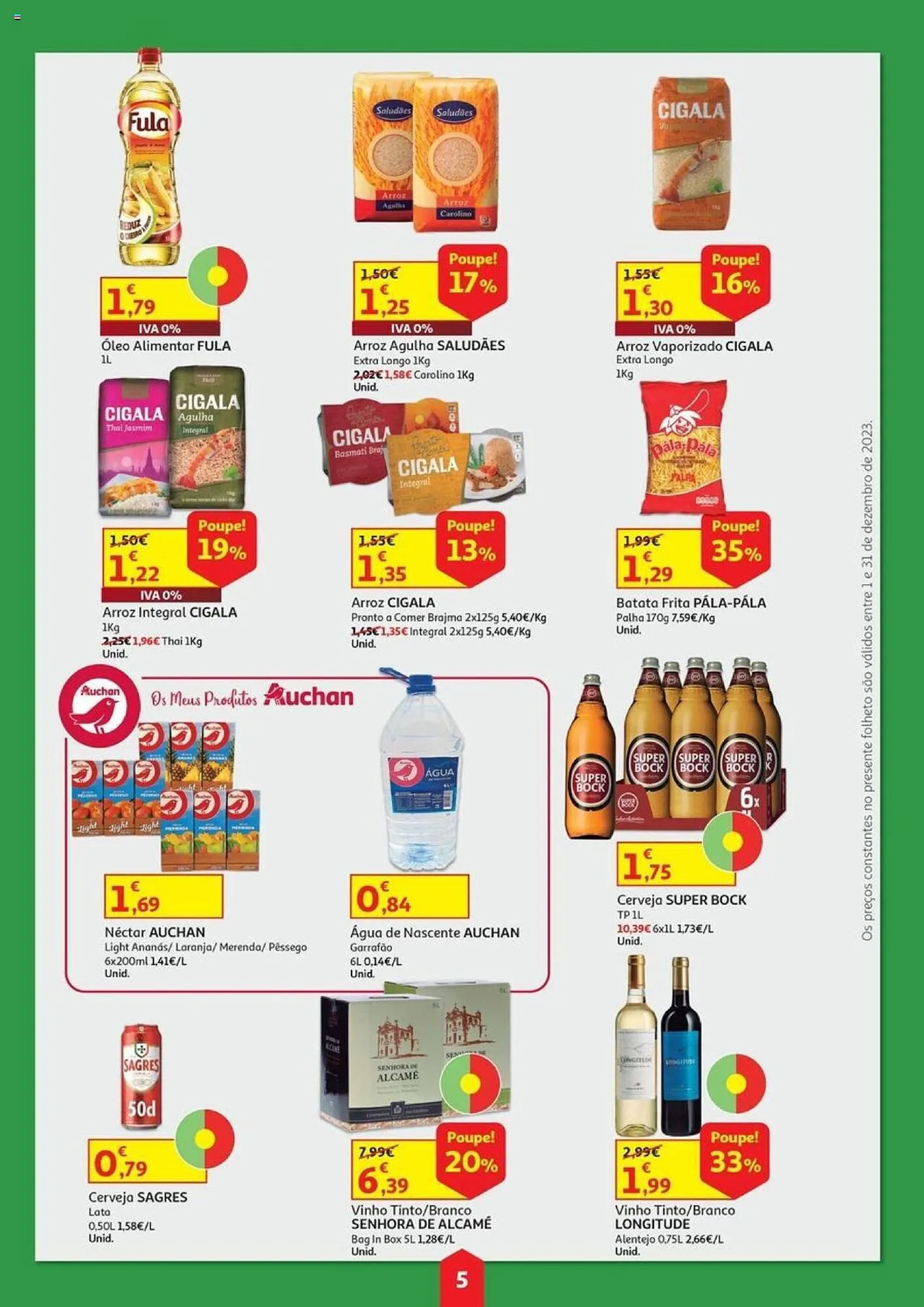 Folheto Folheto Auchan de 1 de dezembro até 31 de dezembro 2023 - Pagina 5