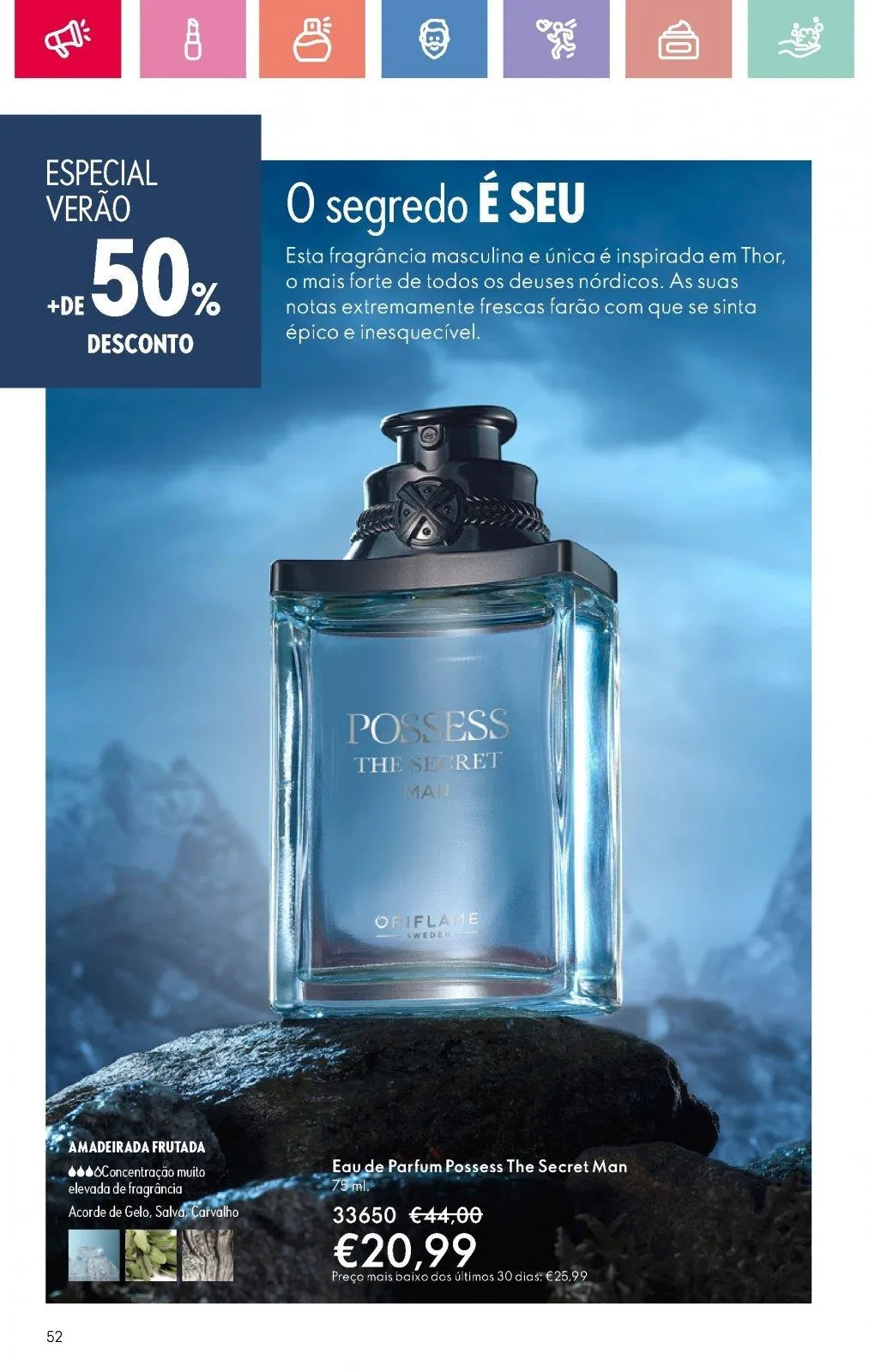 Folheto Folheto de Oriflame até 05.07.2025 de 18 de junho até 5 de julho 2025 - Pagina 52