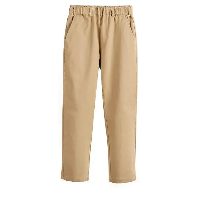 kaki kinderbroek kostuum schoolbroek katoen lente en herfst jongens en meisjes zwarte marineblauwe vrijetijdsbroek