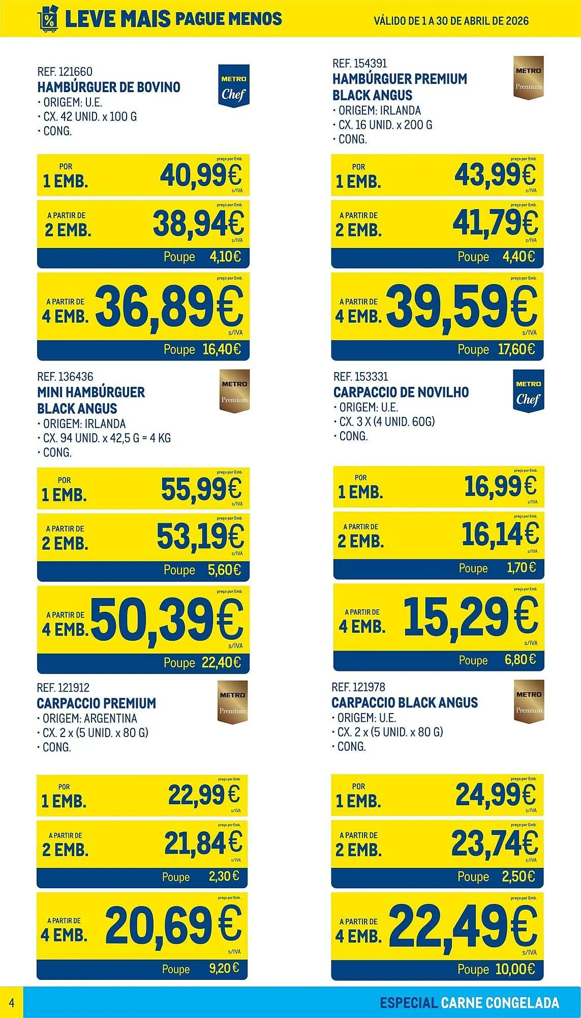 Folheto Catálogo Makro de 1 de abril até 30 de abril 2026 - Pagina 4