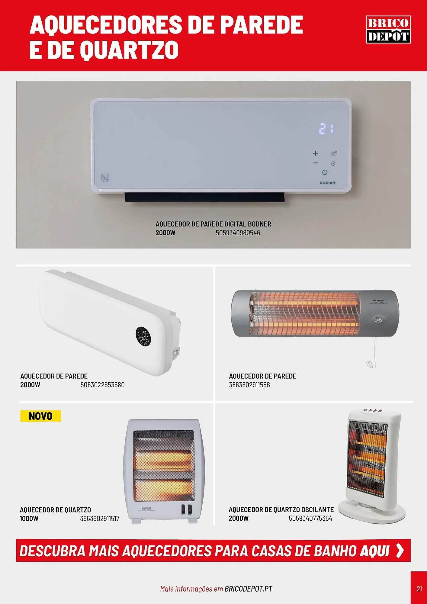 Folheto Folheto Brico Depôt de 2 de janeiro até 26 de dezembro 2026 - Pagina 21