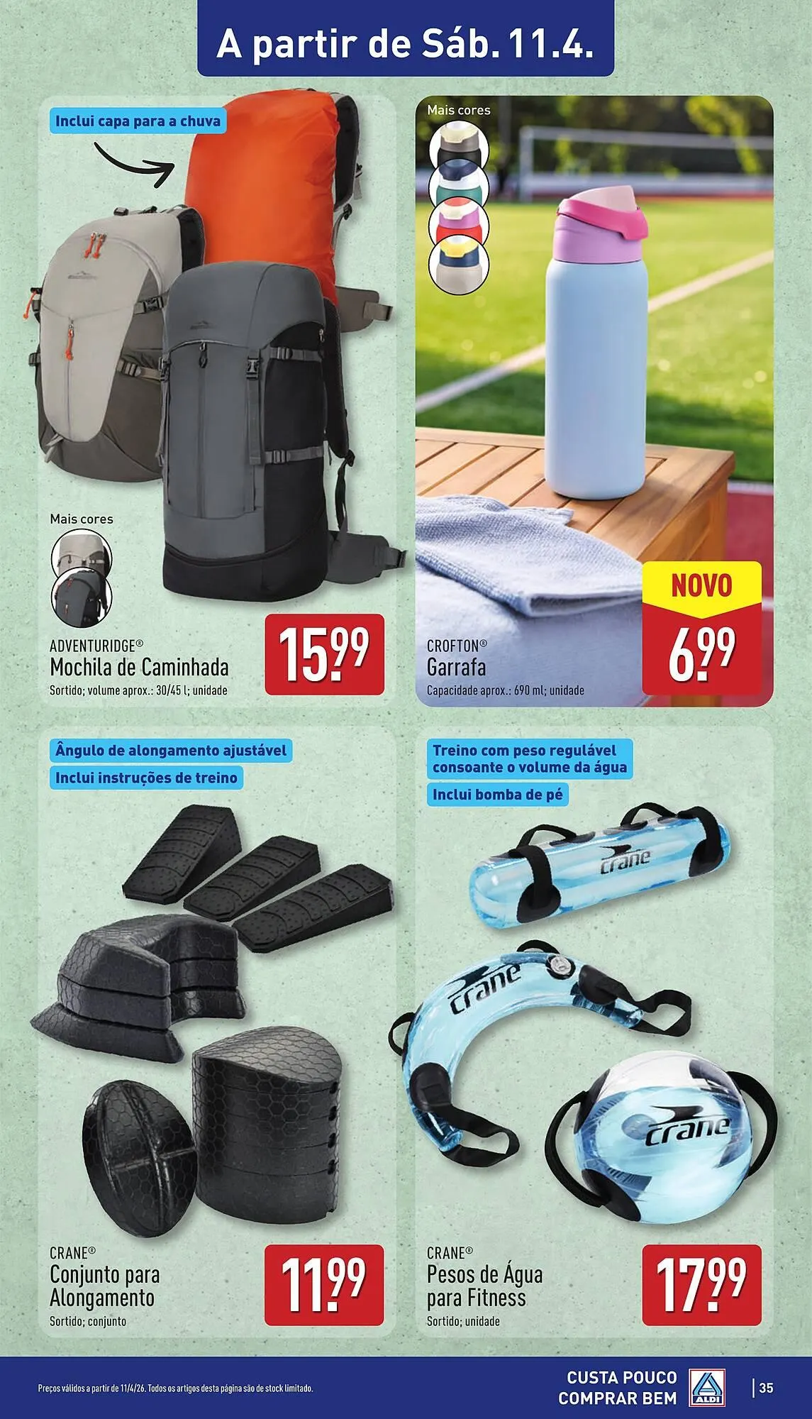 Folheto Folheto ALDI de 6 de abril até 12 de abril 2026 - Pagina 35