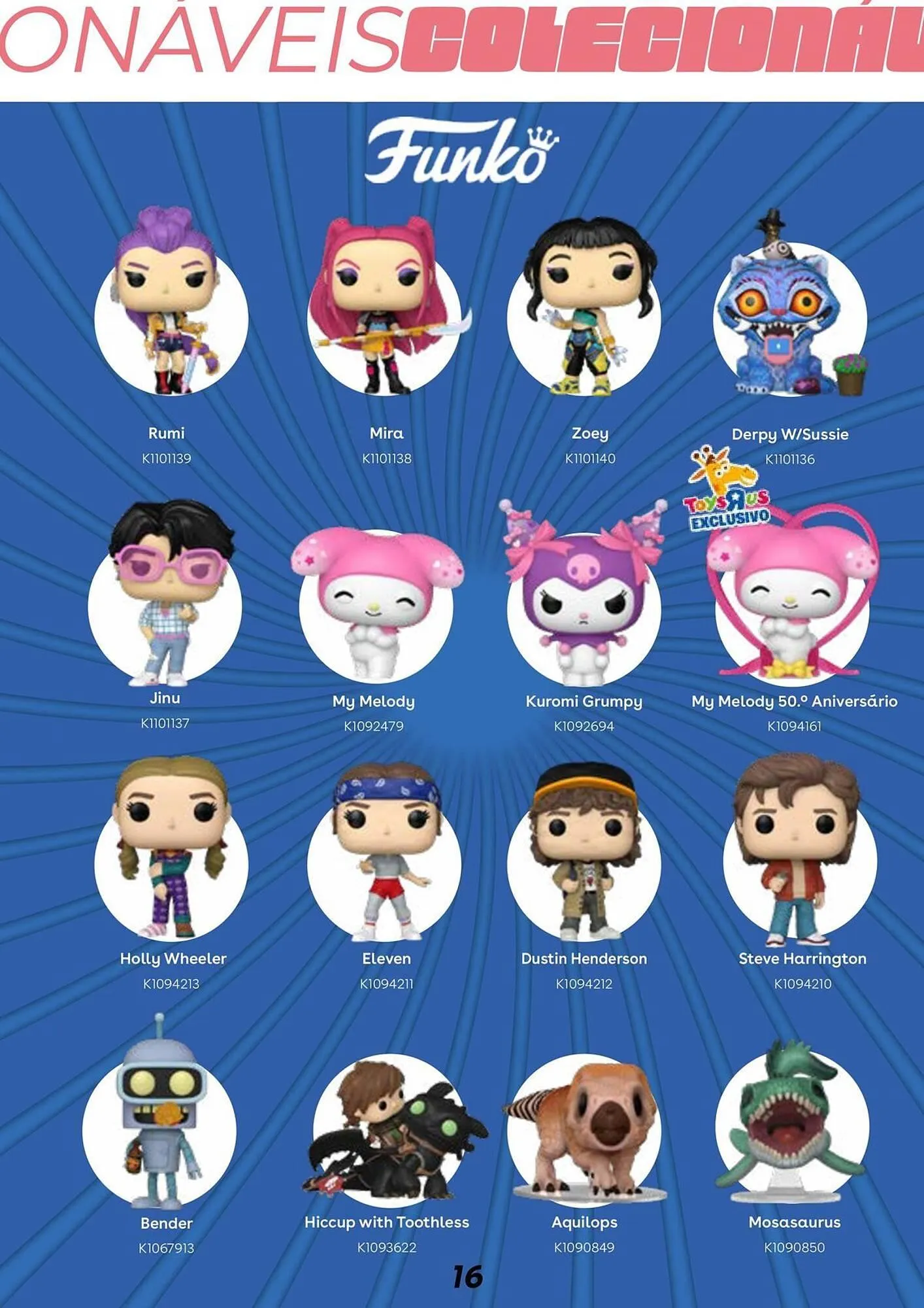Folheto Catálogo Toys R Us de 10 de dezembro até 1 de janeiro 2026 - Pagina 16