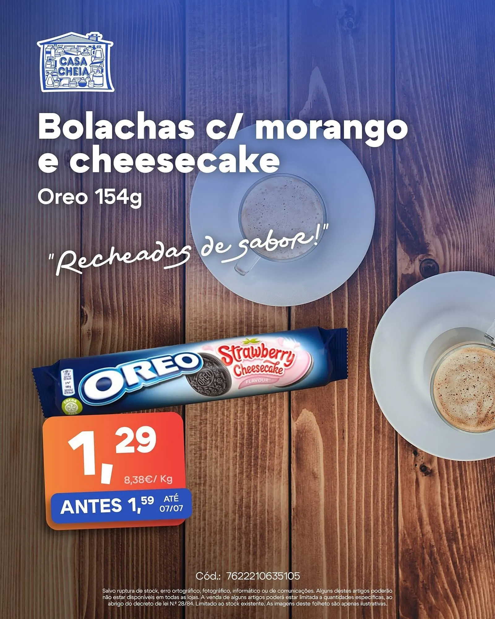 Folheto Folheto Casa Cheia de 1 de julho até 7 de julho 2025 - Pagina 1