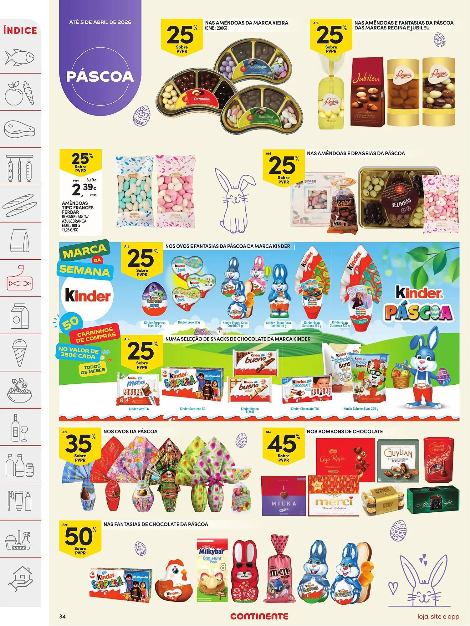 Folheto Folheto Continente de 31 de março até 6 de abril 2026 - Pagina 34