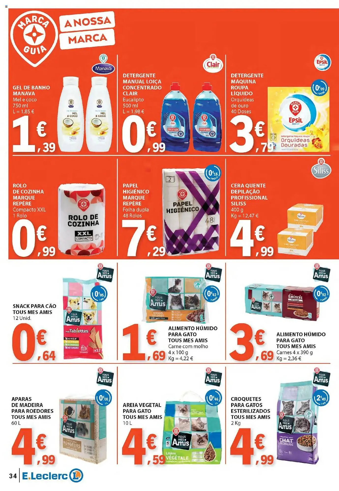 Folheto Folheto E.Leclerc de 10 de abril até 21 de abril 2025 - Pagina 34