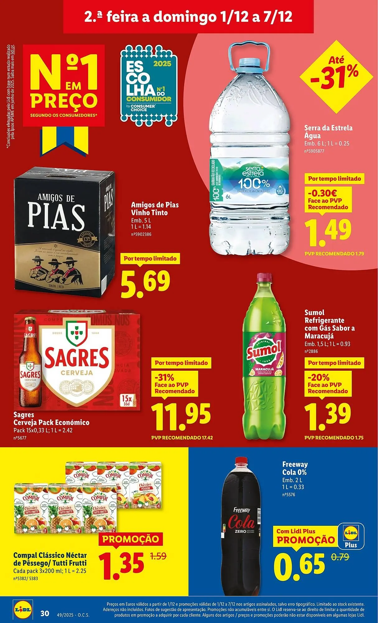 Folheto Folheto Lidl de 1 de dezembro até 7 de dezembro 2025 - Pagina 30