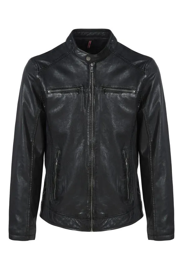 Blusão em pele Tomás