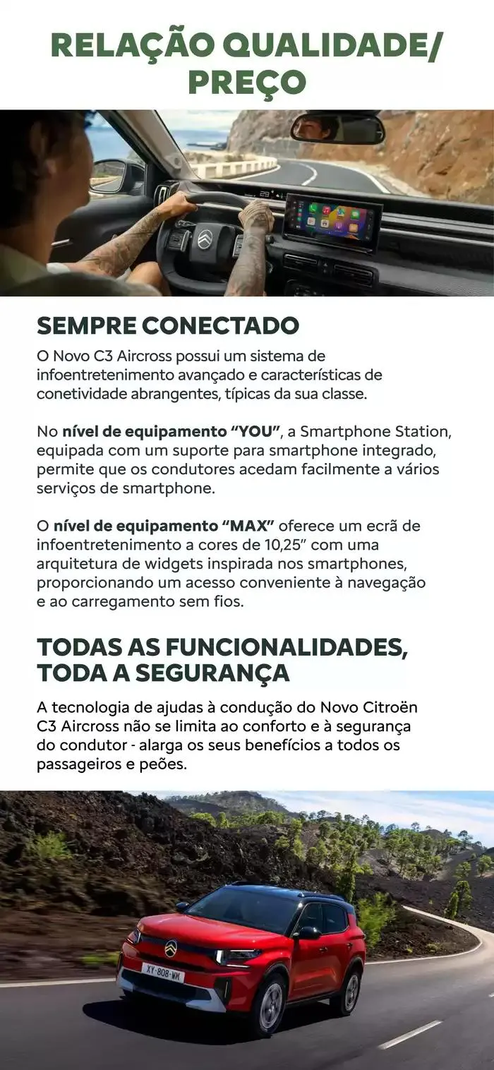 Folheto Catálogo Citroen Novo C3 Aircross de 18 de novembro até 18 de novembro 2025 - Pagina 14