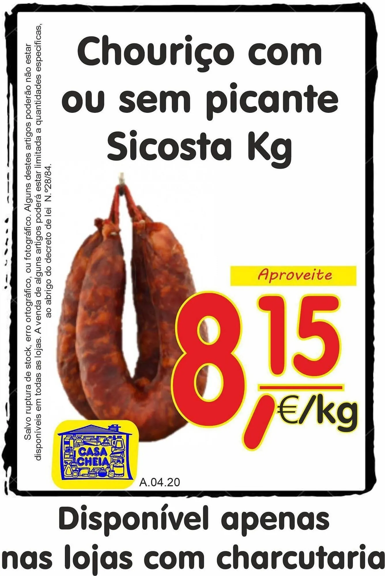 Folheto Folheto Casa Cheia de 15 de abril até 21 de abril 2025 - Pagina 1