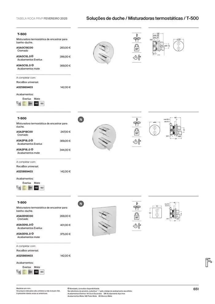 Folheto Soluções de Banho  de 6 de janeiro até 31 de dezembro 2025 - Pagina 653