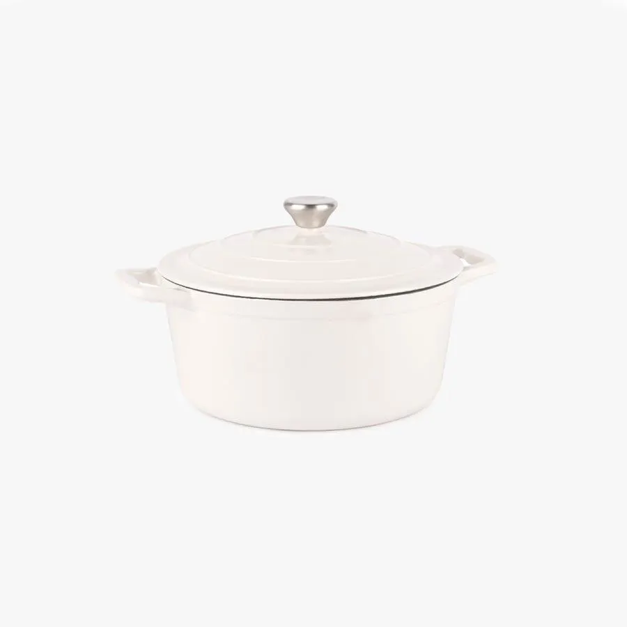 Caçarola ferro fundido Branca D26 cm | 4,5L CHEF