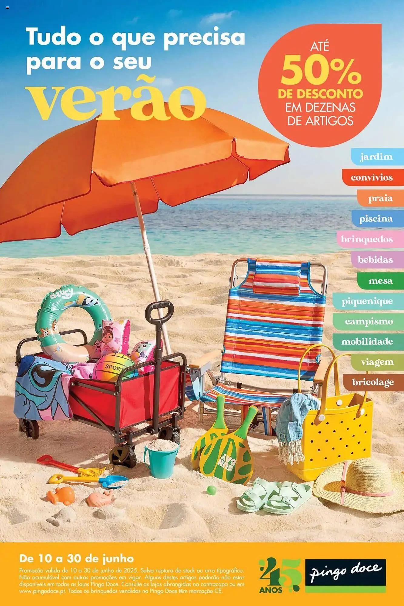 Folheto Folheto Pingo Doce de 10 de junho até 1 de julho 2025 - Pagina 1