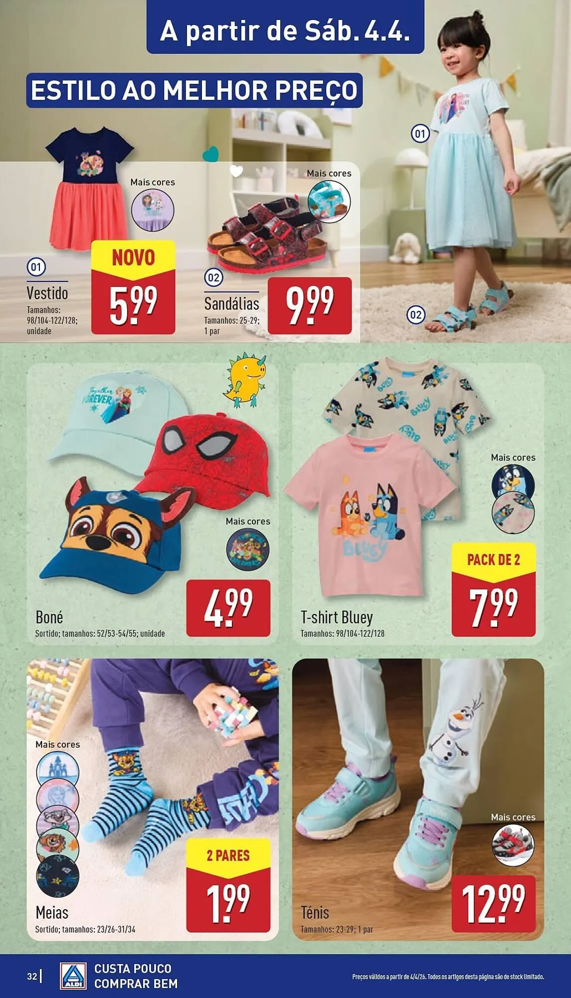 Folheto Folheto ALDI de 30 de março até 5 de abril 2026 - Pagina 32
