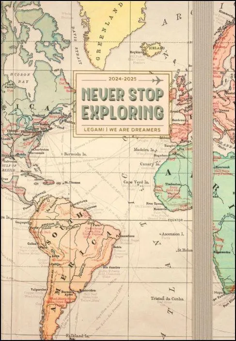 16-Month Diary - 2024/2025 - Medium Daily Diary - Travel