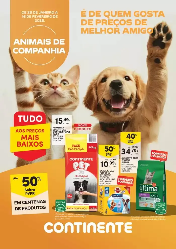 Folheto Animais de companhia de 28 de janeiro até 16 de fevereiro 2025 - Pagina 1